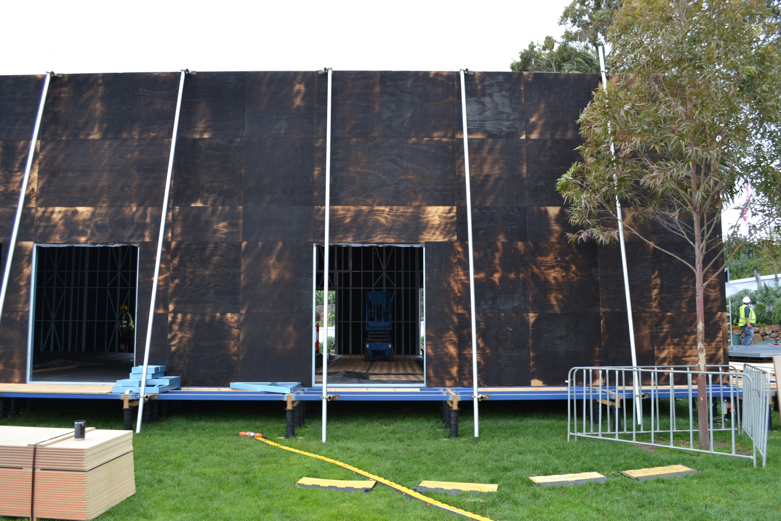Steel Frame Event Melbourne Arts Festival Hub - Dynamic Steel Frame