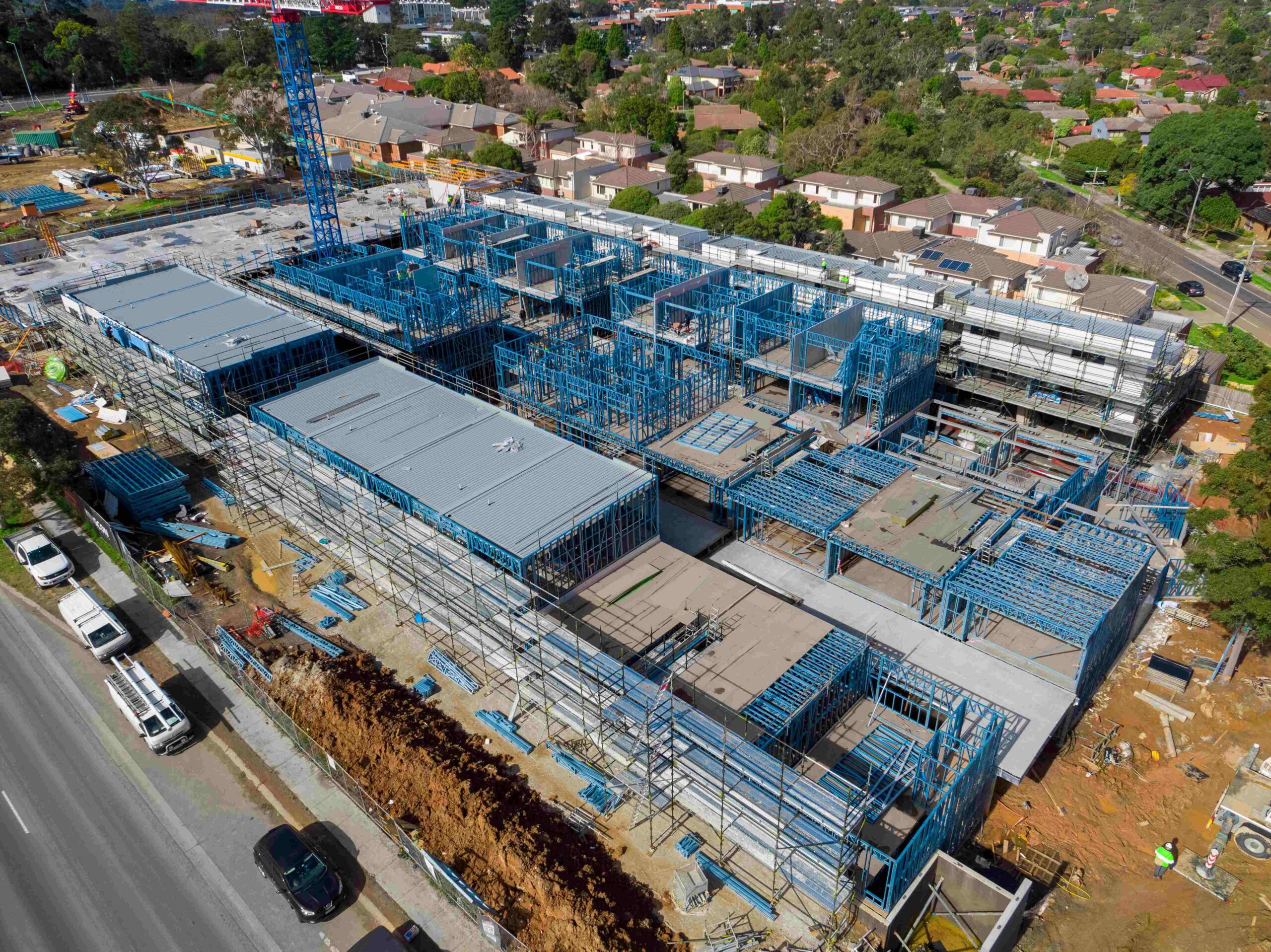 Ferntree Gully Road Wheelers Hill Townhouse Development Dynamic Steel